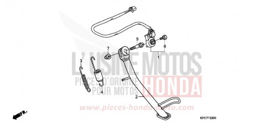 BEQUILLE XL125VA de 2010